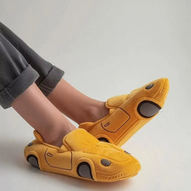 Hot Selling Dropshipping Product 2025 Home Slippers Cotton Shoes House Sneaker Plush Slipper Sneaker Car Slipper