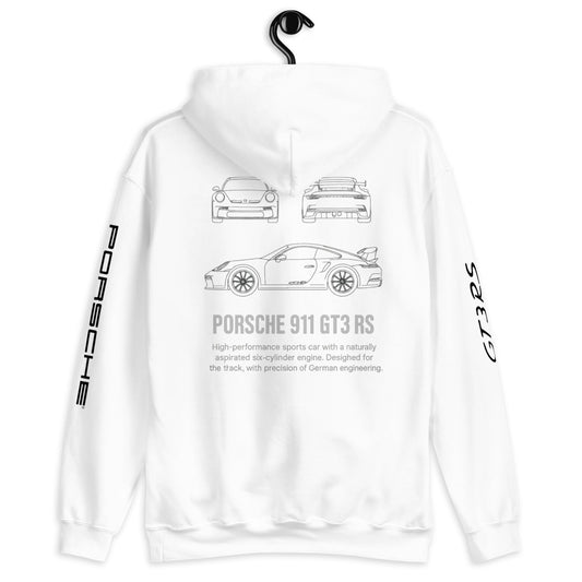 Porsche 911 GT3 RS Streetwear Hoodie premium