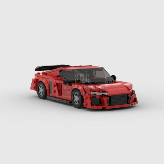 2024 Hot MOC Speed City Car Champion Racer Classic Supercar Building Blocks Brick Racing Super Technique Creative Garage DIY Set